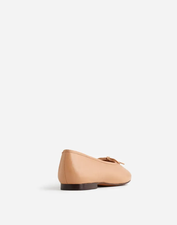 Women Flats and Loafers Madewell The April Ballet Flat Warm Sand