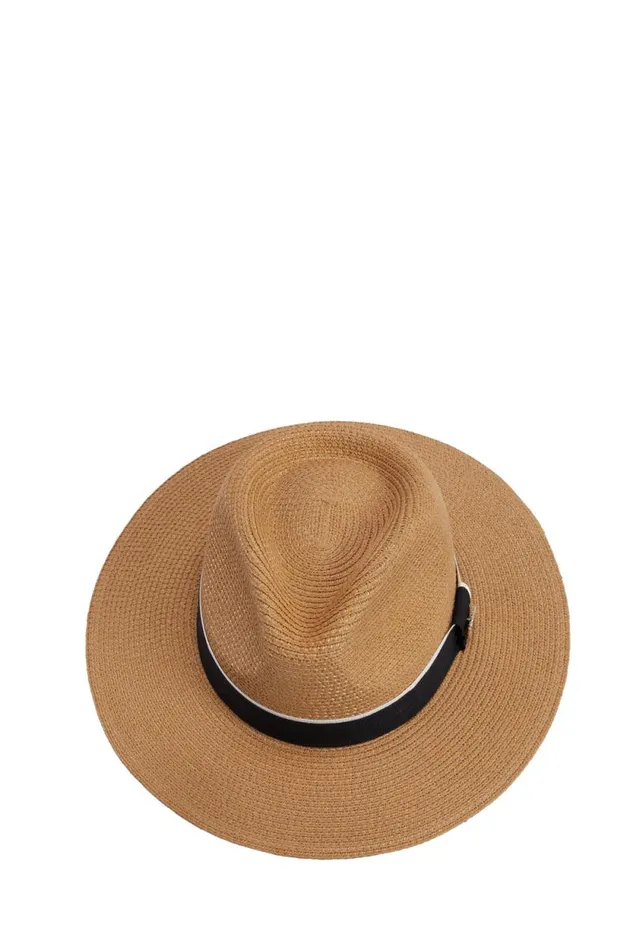 Women Francesca Hat Camel Black Holland Cooper Hats and Headbands Women Francesca Hat Camel Black Holland Cooper Hats and Headbands