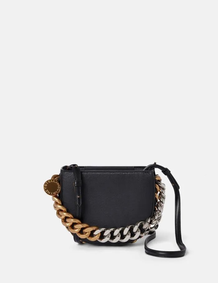 Women Frayme Mylo Shoulder Bag Black Stella McCartney Mini Bags And Clutches