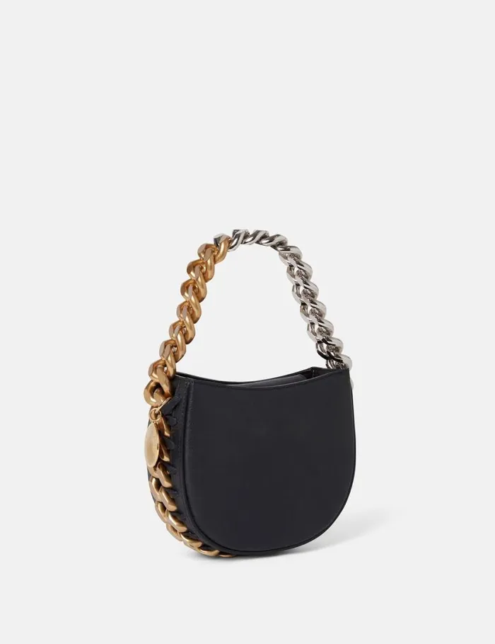 Women Frayme Mylo Shoulder Bag Black Stella McCartney Mini Bags And Clutches