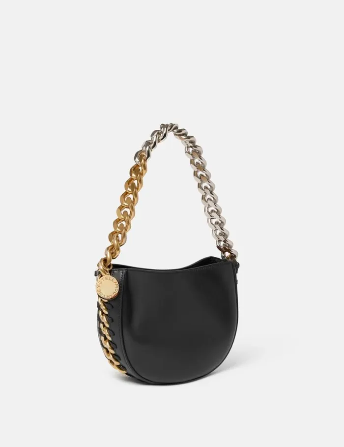 Women Frayme Small Shoulder Bag Black Stella McCartney Mini Bags And Clutches Women Frayme Small Shoulder Bag Black Stella McCartney Mini Bags And Clutches