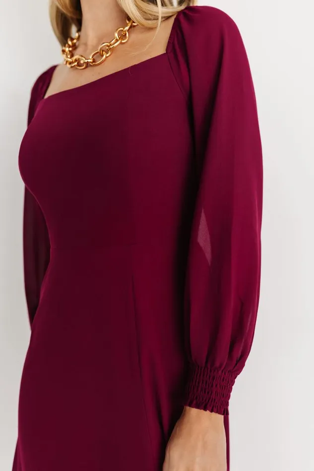 Women Giselle Maxi Dress Mulberry Baltic Born Maxi Dresses Women Giselle Maxi Dress Mulberry Baltic Born Maxi Dresses