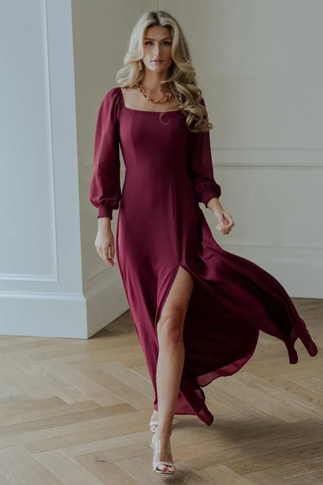 Women Giselle Maxi Dress Mulberry Baltic Born Maxi Dresses Women Giselle Maxi Dress Mulberry Baltic Born Maxi Dresses