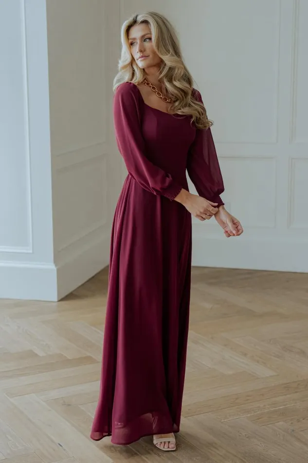 Women Giselle Maxi Dress Mulberry Baltic Born Maxi Dresses Women Giselle Maxi Dress Mulberry Baltic Born Maxi Dresses