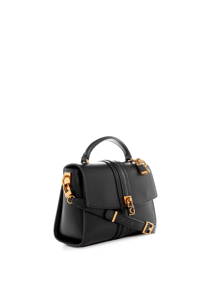Women Half Flap GUESS Black Ginevra Crossbody Bag Women Half Flap GUESS Black Ginevra Crossbody Bag