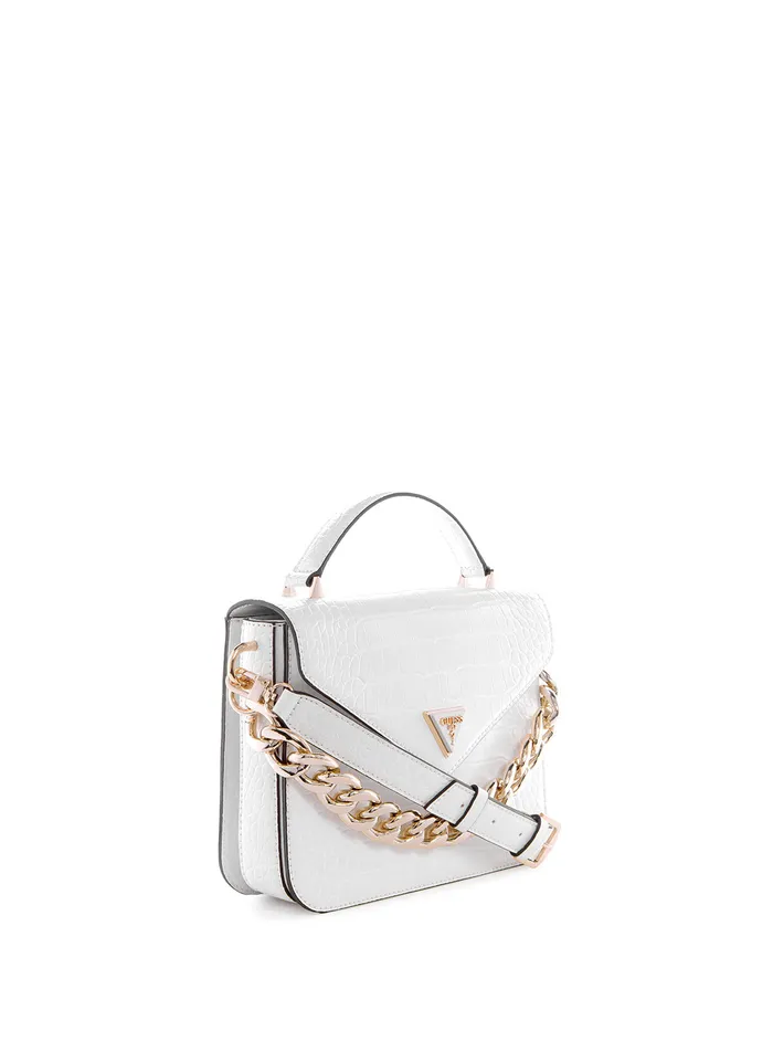 Women Half Flap GUESS White Retour Crossbody Bag Women Half Flap GUESS White Retour Crossbody Bag
