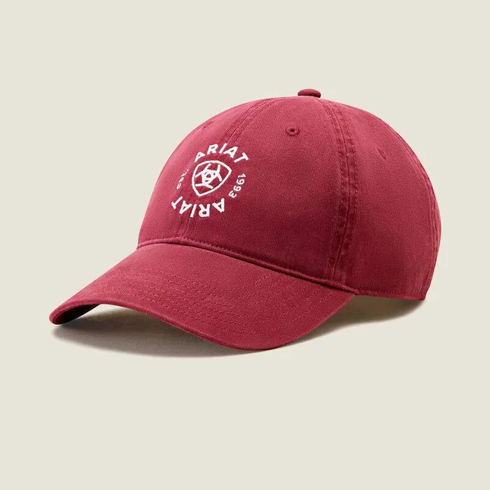 Women Hats and Caps Ariat Country Cap Burgundy