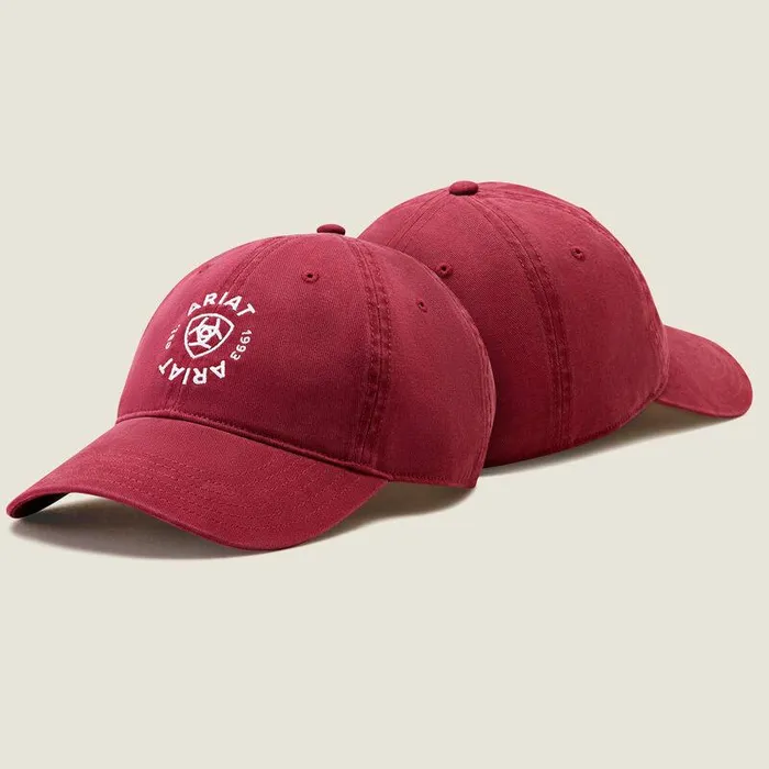 Women Hats and Caps Ariat Country Cap Burgundy