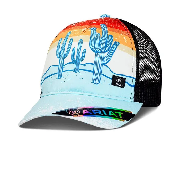 Women Hats and Caps Ariat Desert Print Hat Blue