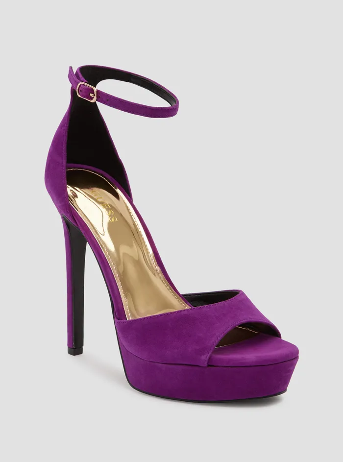 Women Heels GUESS Purple Cadlyy High Heels