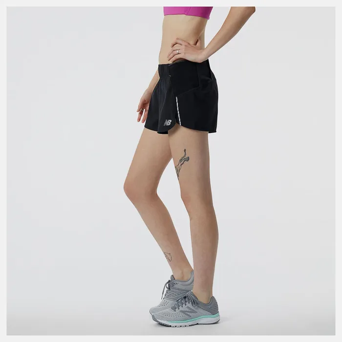 Women Impact Run 3in Short Black New Balance Shorts Women Impact Run 3in Short Black New Balance Shorts