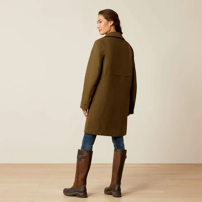 Women Jackets and Vests Ariat Cloverfield Coat Earth