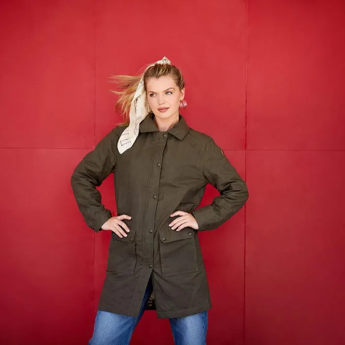 Women Jackets and Vests Ariat Cloverfield Coat Earth