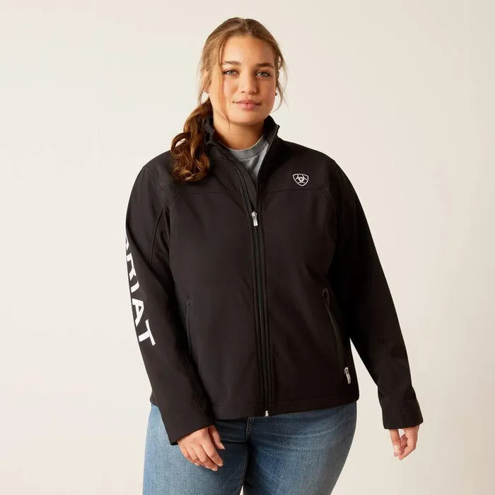 Women Jackets and Vests Ariat New Team Softshell Jacket Black Women Jackets and Vests Ariat New Team Softshell Jacket Black