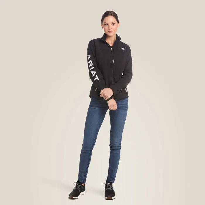 Women Jackets and Vests Ariat New Team Softshell Jacket Black Women Jackets and Vests Ariat New Team Softshell Jacket Black