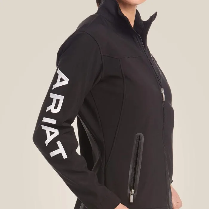 Women Jackets and Vests Ariat New Team Softshell Jacket Black Women Jackets and Vests Ariat New Team Softshell Jacket Black