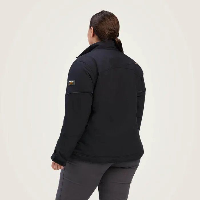 Women Jackets and Vests Ariat Rebar DriTEK DuraStretch Insulated Jacket Black