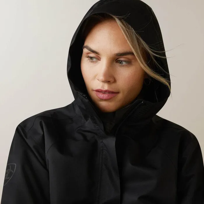 Women Jackets and Vests Ariat Spectator Waterproof Jacket Black