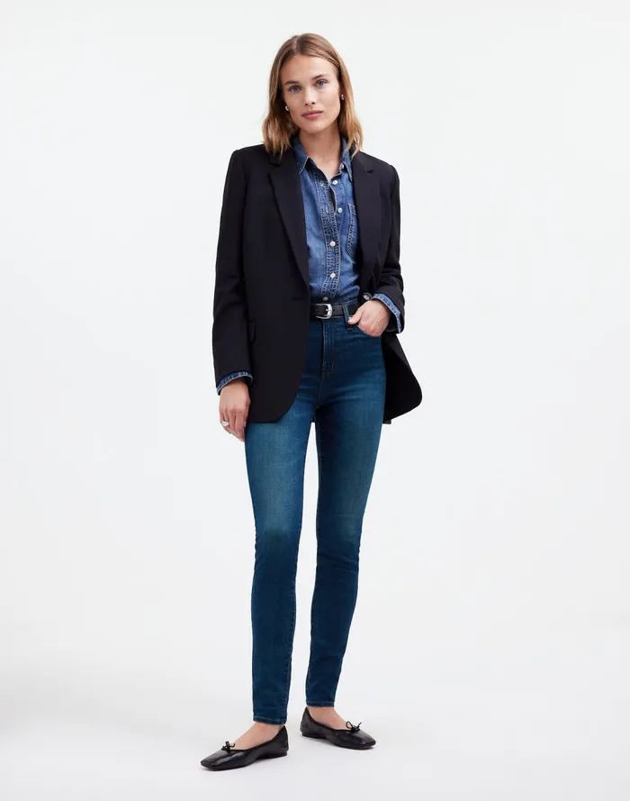 Women Jeans Madewell 10034 HighRise Skinny Jeans Alabara Wash