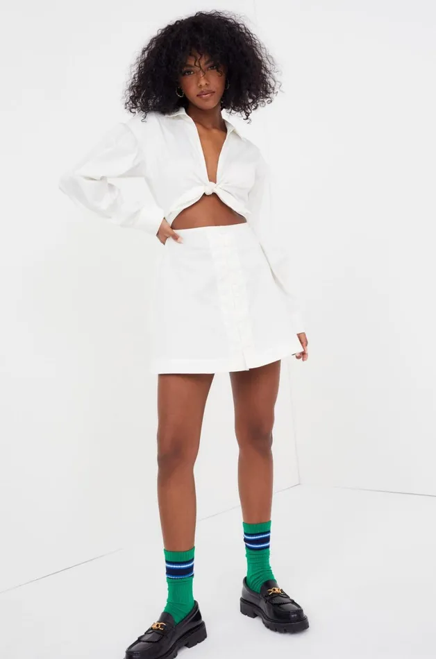 Women Jocelyn Mini Dress White For Love and Lemons Dresses