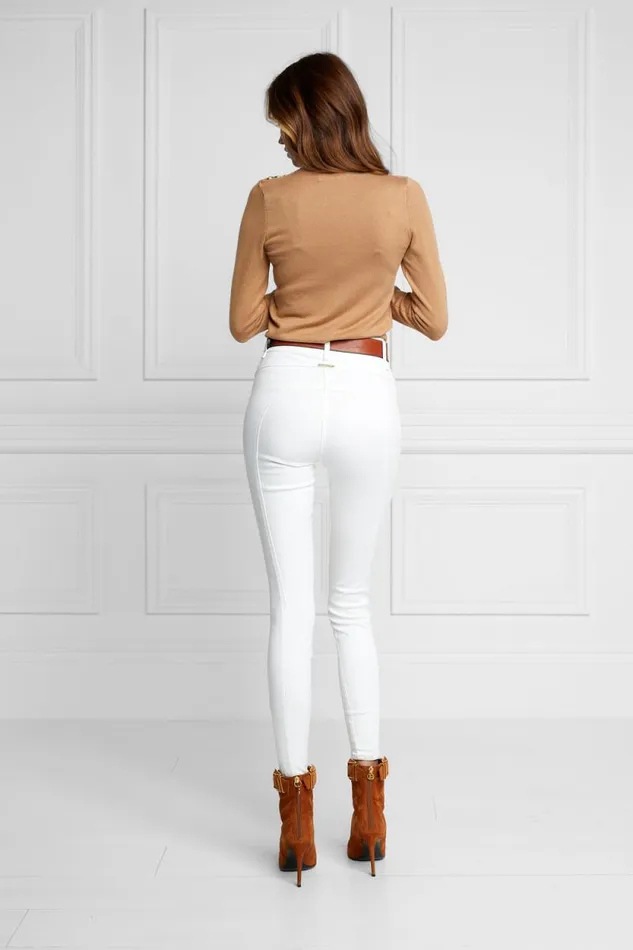Women Jodhpur Jean Optic White Holland Cooper Jeans