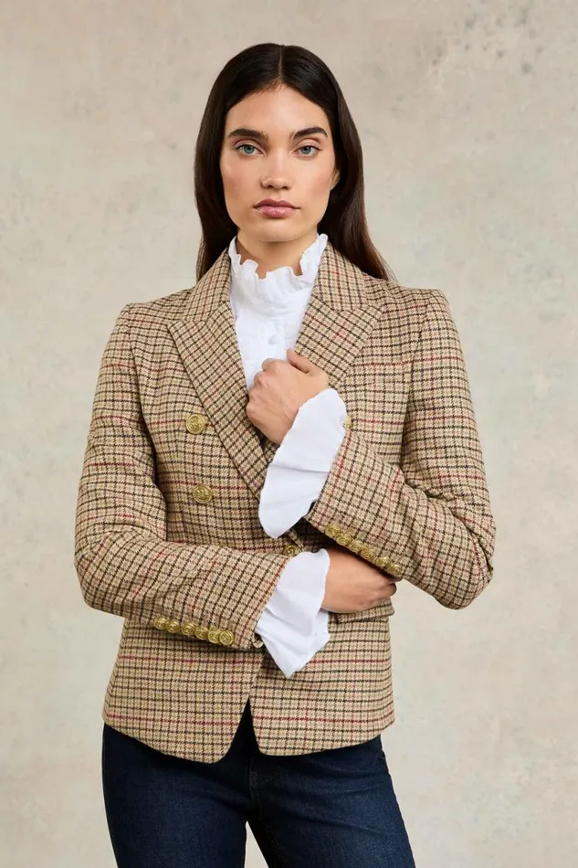 Women Knightsbridge Blazer Charlton Tweed Holland Cooper Blazers