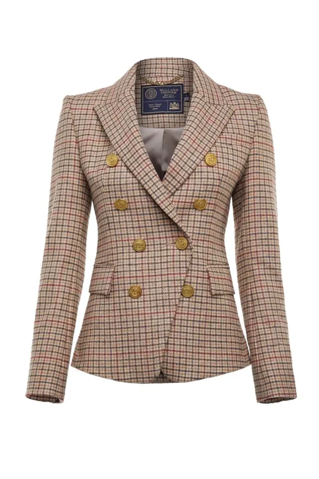 Women Knightsbridge Blazer Charlton Tweed Holland Cooper Blazers
