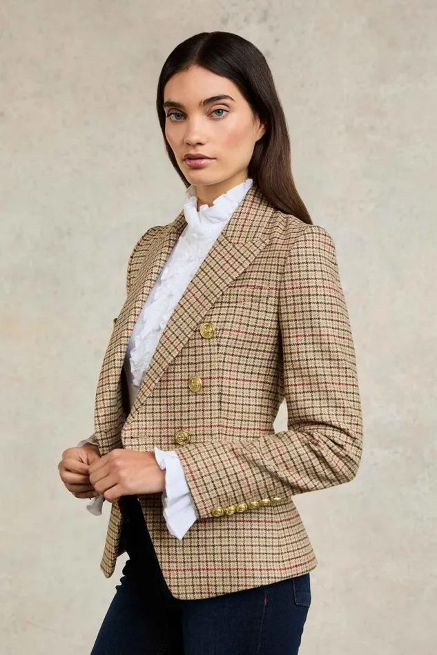 Women Knightsbridge Blazer Charlton Tweed Holland Cooper Blazers