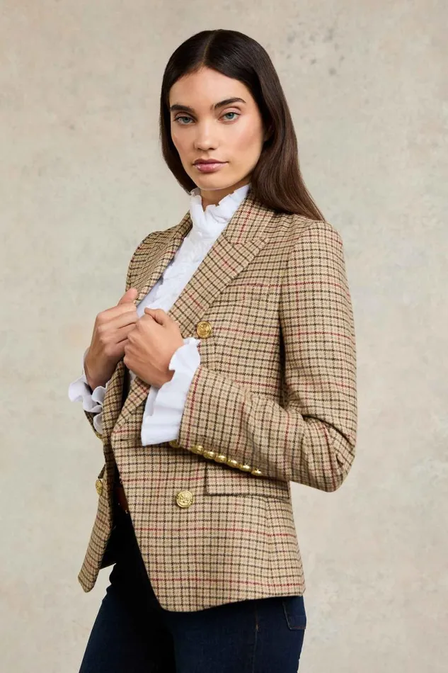 Women Knightsbridge Blazer Charlton Tweed Holland Cooper Blazers