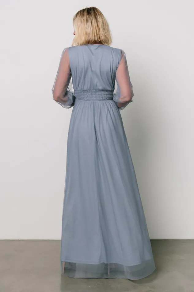 Women Layla Tulle Maxi Dress Whisper Blue Baltic Born Maxi Dresses Women Layla Tulle Maxi Dress Whisper Blue Baltic Born Maxi Dresses