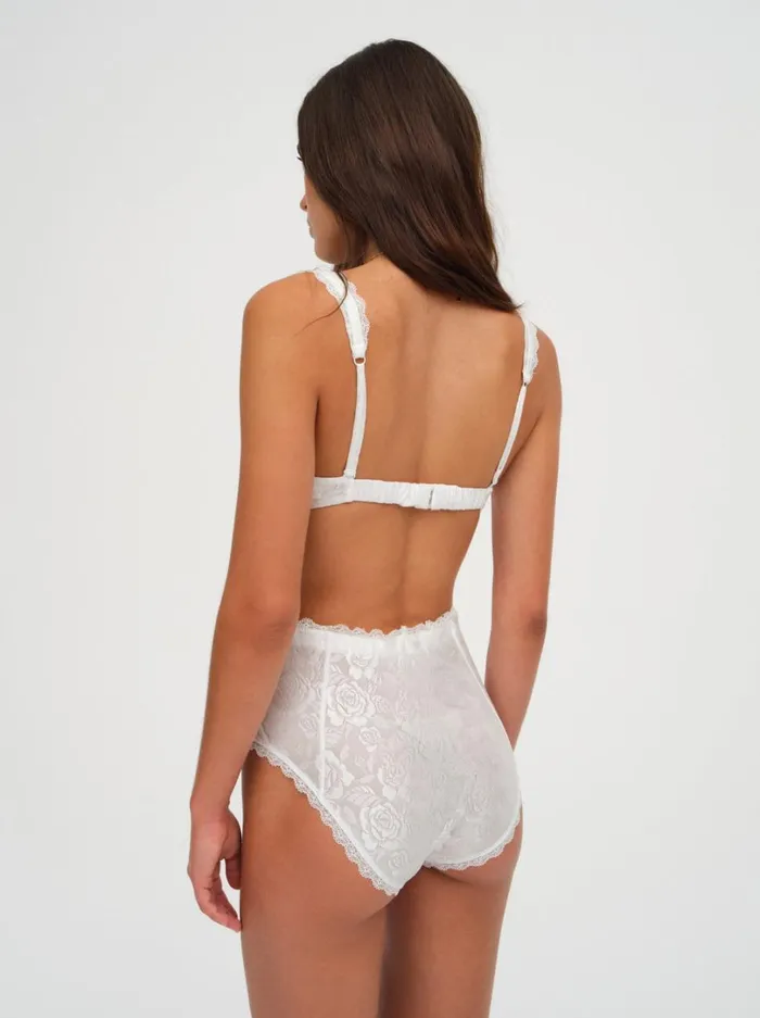 Women Lennox High Waisted Panty White For Love and Lemons Bottoms