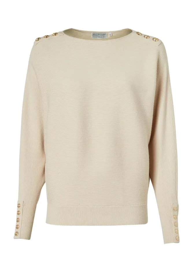 Women Leyla Knit Oatmeal Holland Cooper Knitwear Women Leyla Knit Oatmeal Holland Cooper Knitwear
