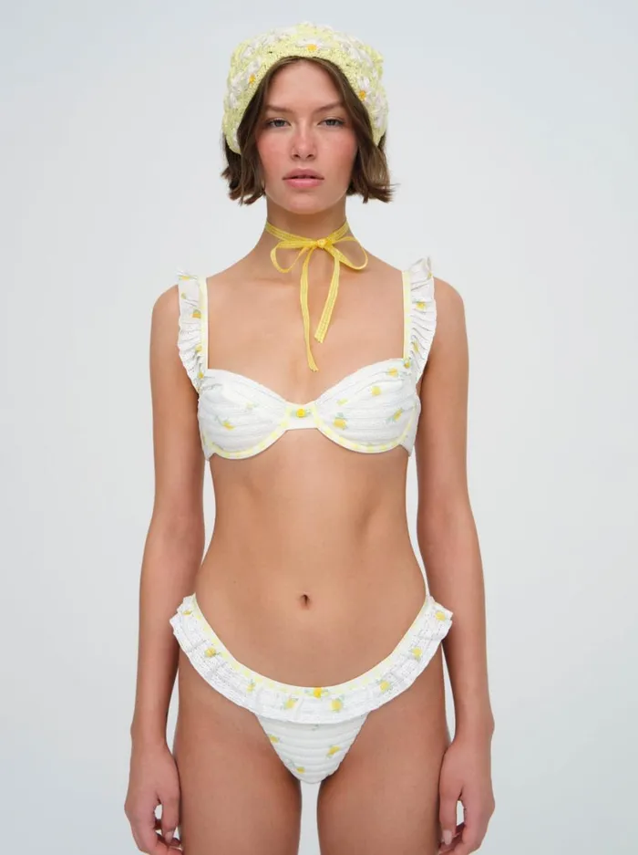 Women Lilia Underwire Bikini Top White For Love and Lemons Swim Women Lilia Underwire Bikini Top White For Love and Lemons Swim