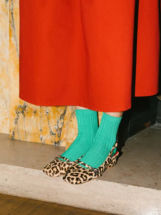 Women Lisa Says Gah Mackie Heel Leopard Shoes