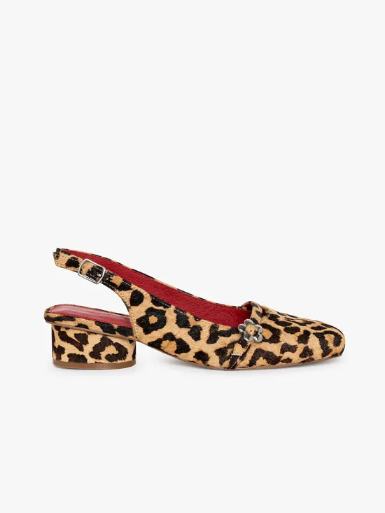 Women Lisa Says Gah Mackie Heel Leopard Shoes