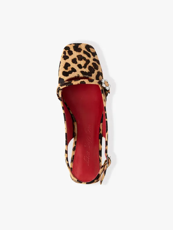 Women Lisa Says Gah Mackie Heel Leopard Shoes