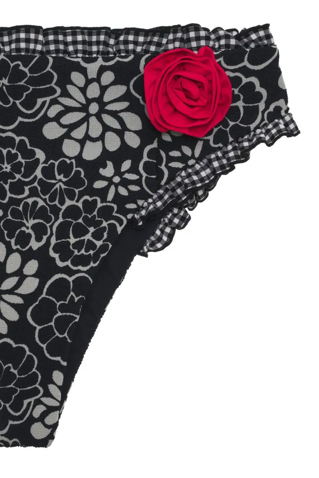 Women Lizzie Bikini Bottoms Black For Love and Lemons Swim