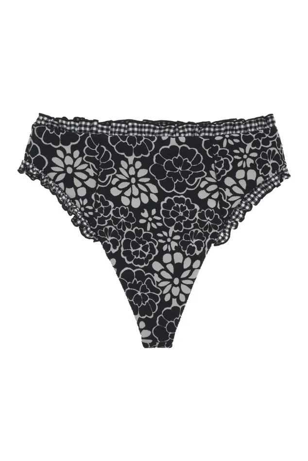 Women Lizzie Bikini Bottoms Black For Love and Lemons Swim