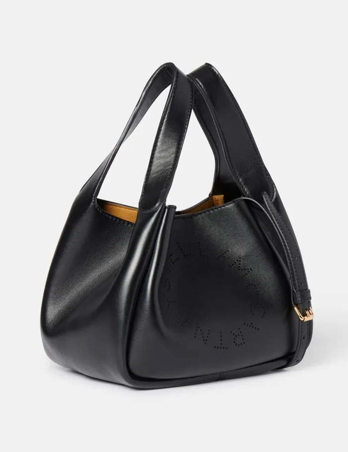 Women Logo Double Top Handle Crossbody Bag Chestnut Brown Stella McCartney Crossbody Bags Women Logo Double Top Handle Crossbody Bag Chestnut Brown Stella McCartney Crossbody Bags