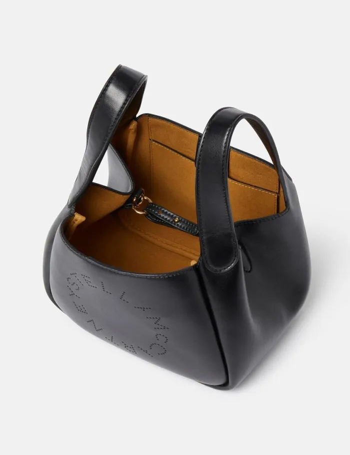 Women Logo Double Top Handle Crossbody Bag Chestnut Brown Stella McCartney Crossbody Bags Women Logo Double Top Handle Crossbody Bag Chestnut Brown Stella McCartney Crossbody Bags