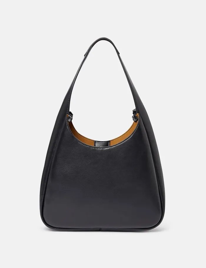 Women Logo Slouchy Hobo Tote Bag Pitch Black Stella McCartney Mini Bags And Clutches Women Logo Slouchy Hobo Tote Bag Pitch Black Stella McCartney Mini Bags And Clutches