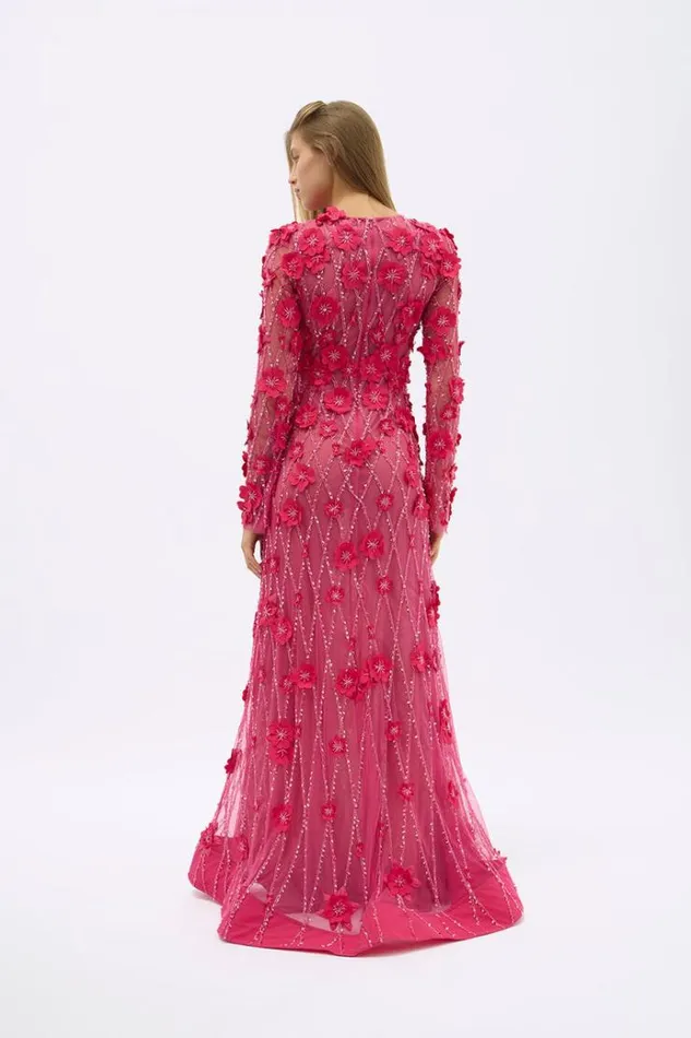 Women Long Sleeve Dresses Rachel Gilbert LANDON GOWN
