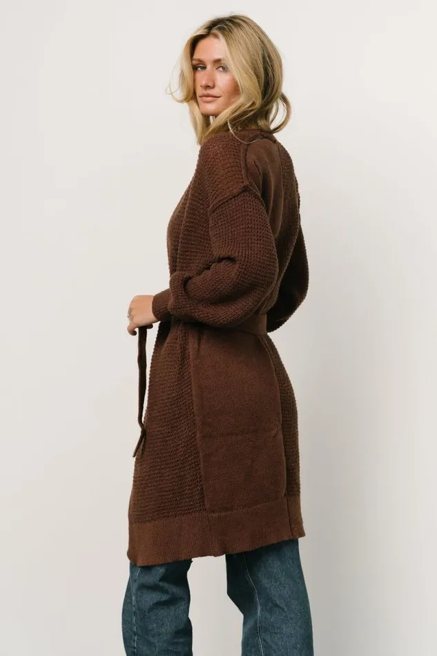 Women Lou Tie Cardigan Clove Baltic Born Cardigans Women Lou Tie Cardigan Clove Baltic Born Cardigans