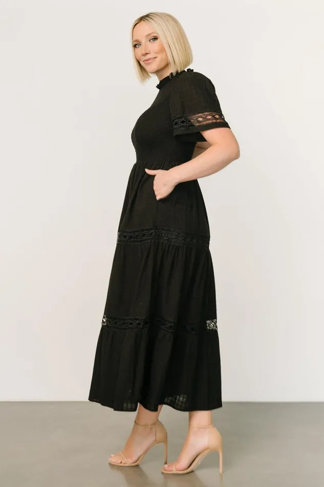 Women Loveland Geo Lace Maxi Dress Black Baltic Born Maxi Dresses Women Loveland Geo Lace Maxi Dress Black Baltic Born Maxi Dresses