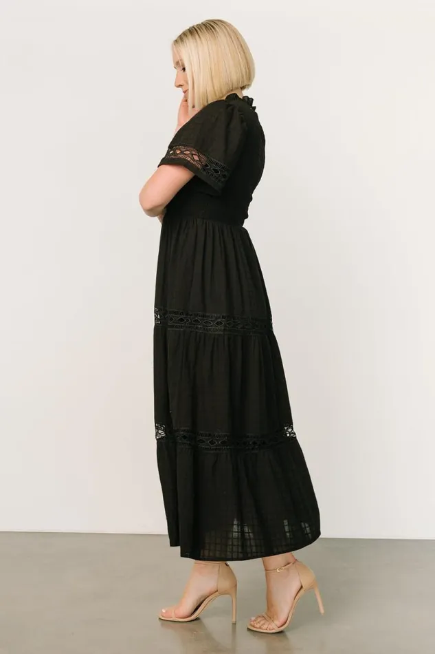 Women Loveland Geo Lace Maxi Dress Black Baltic Born Maxi Dresses Women Loveland Geo Lace Maxi Dress Black Baltic Born Maxi Dresses