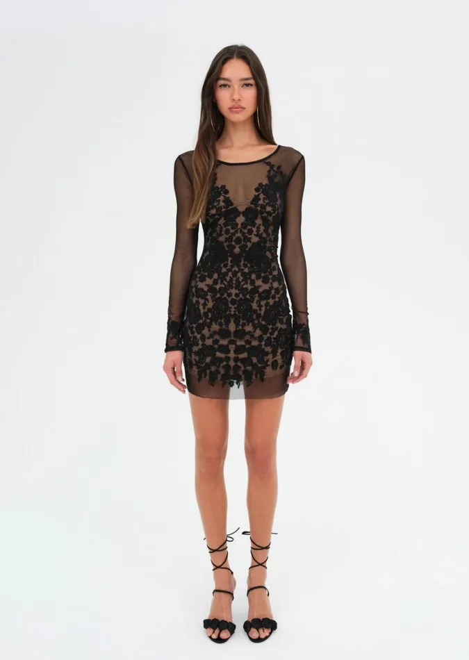 Women Luau Mini Dress Black For Love and Lemons Dresses Women Luau Mini Dress Black For Love and Lemons Dresses