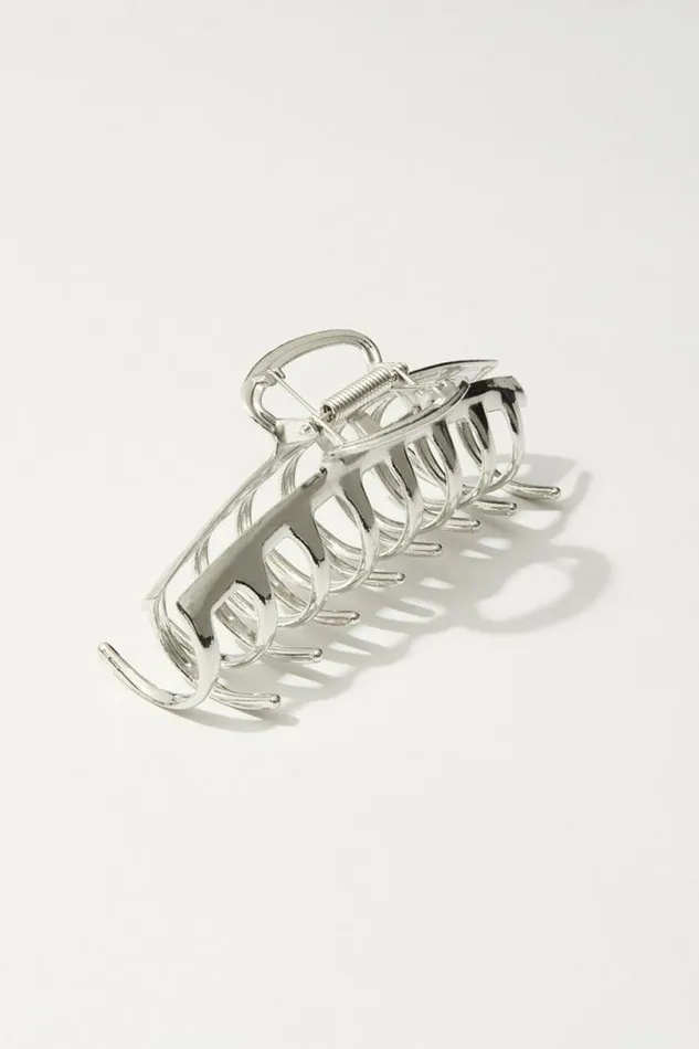 Women Lucky Brand Hair Accessories Metal Claw Silver Women Lucky Brand Hair Accessories Metal Claw Silver