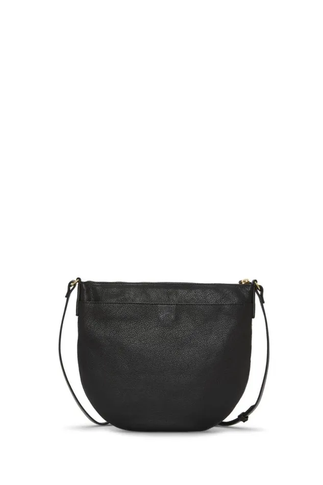 Women Lucky Brand Handbags Kyla Studded Crossbody Bag Black