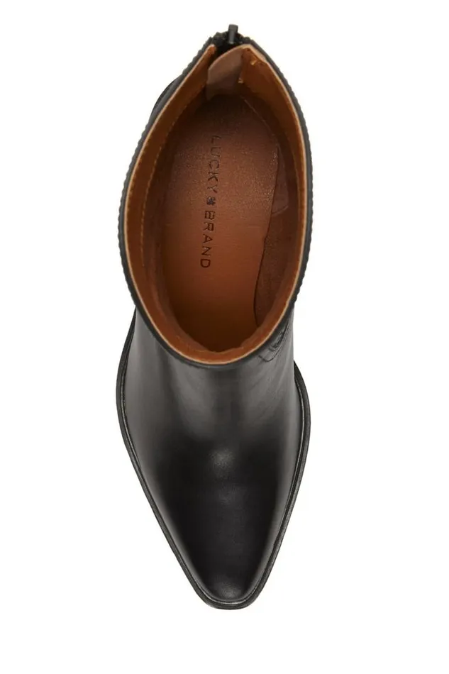 Women Lucky Brand Shoes Aryleis Western Bootie Feather