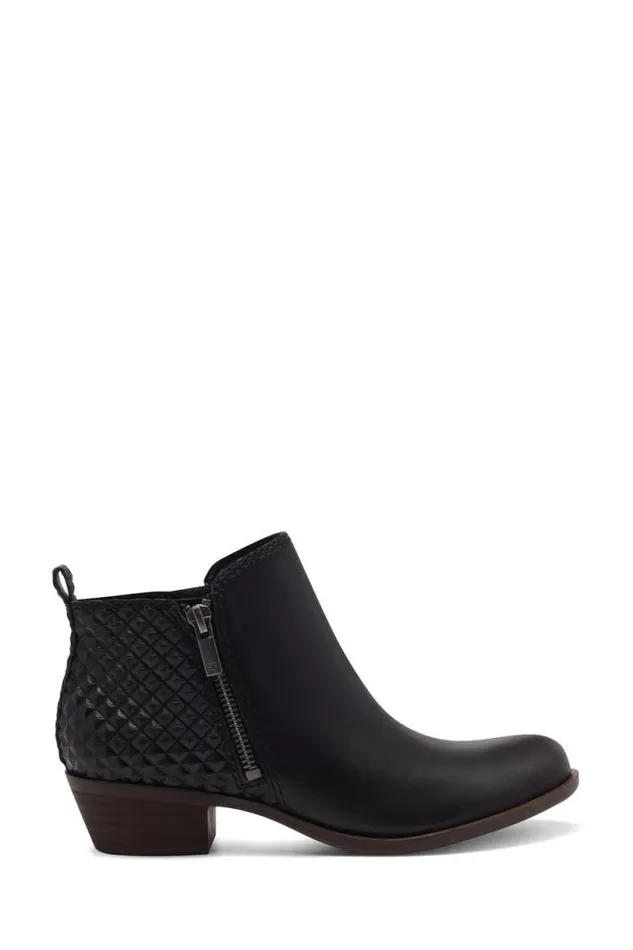 Women Lucky Brand Shoes Basel Bootie Charcoal